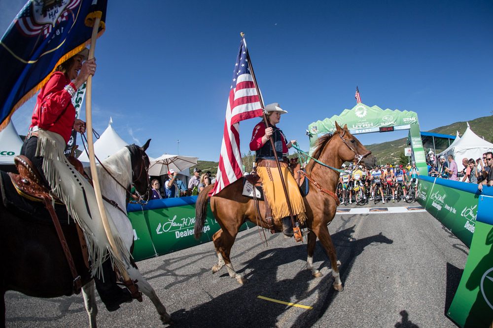 Todays presentation of colors in Soldier Hollow.