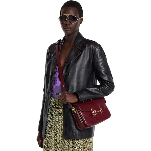 Gucci Horsebit 1955 Aura Small Shoulder Bag