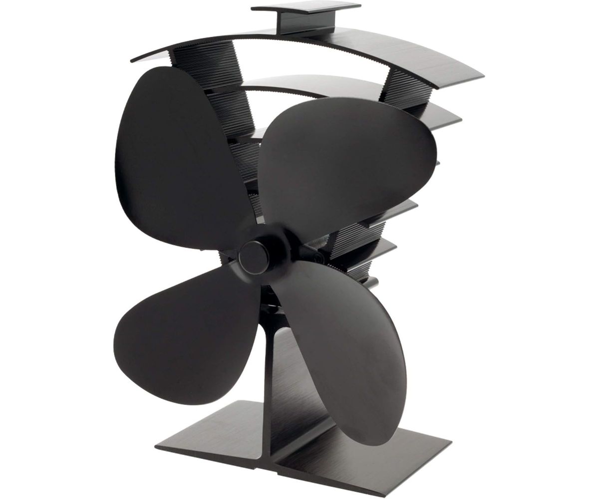 Valiant log burner stove fan cut out image on white background