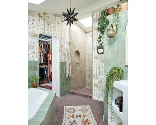 Boho bathroom