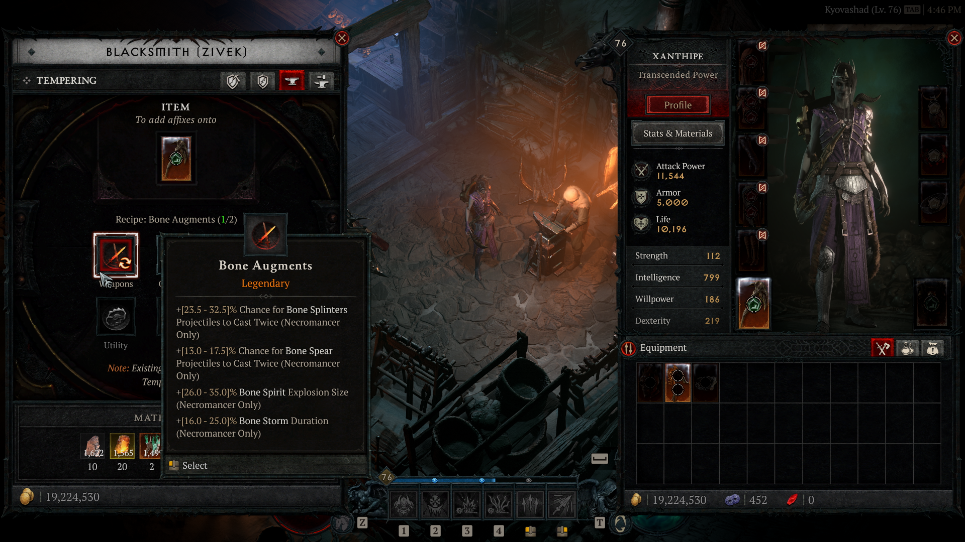 Diablo 4 season 4 loot reborn screenshots of reworked items and crafting systems
