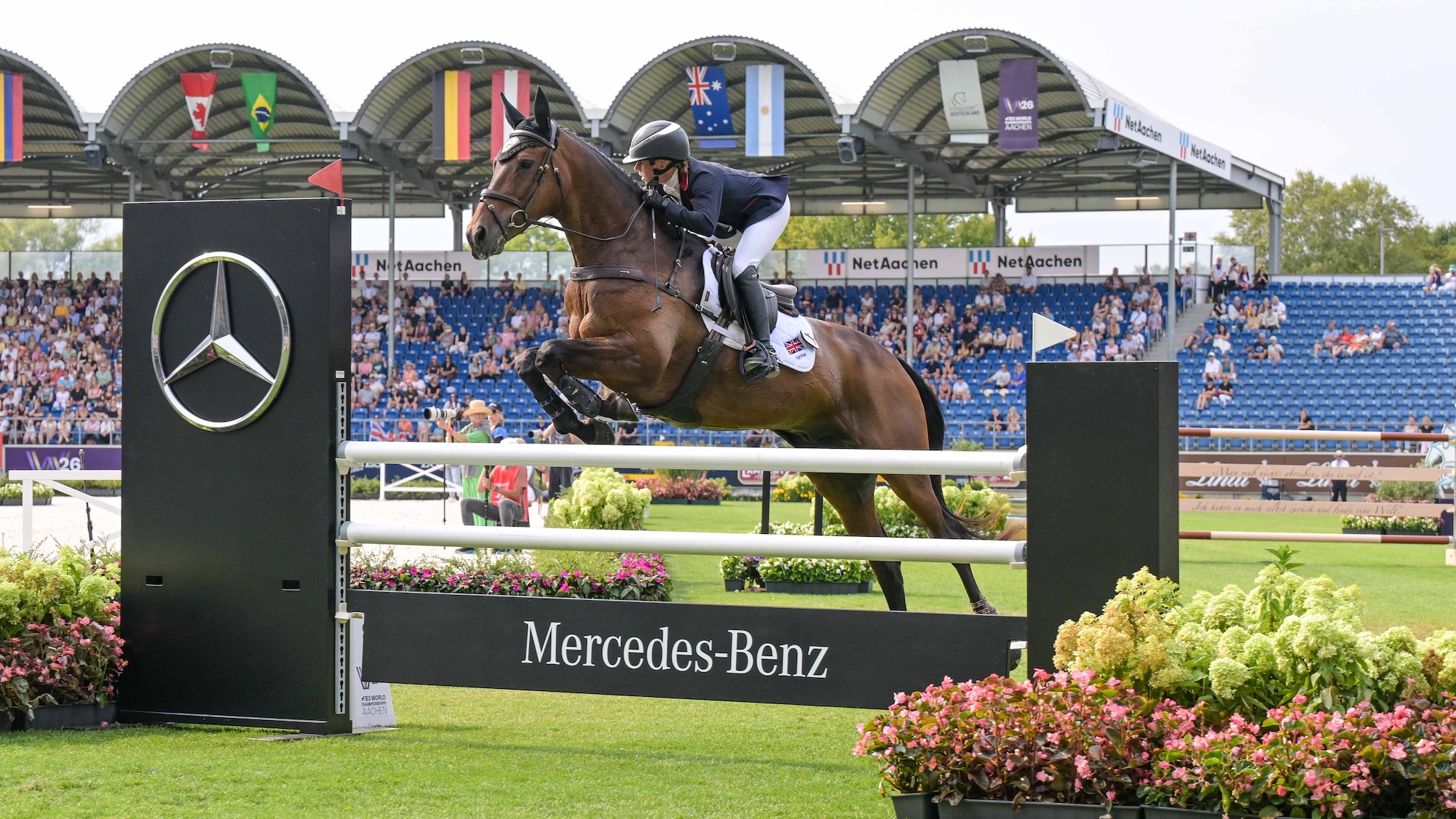 Lordships Graffalo and Ros Canter at Aachen world championships showjumping phase