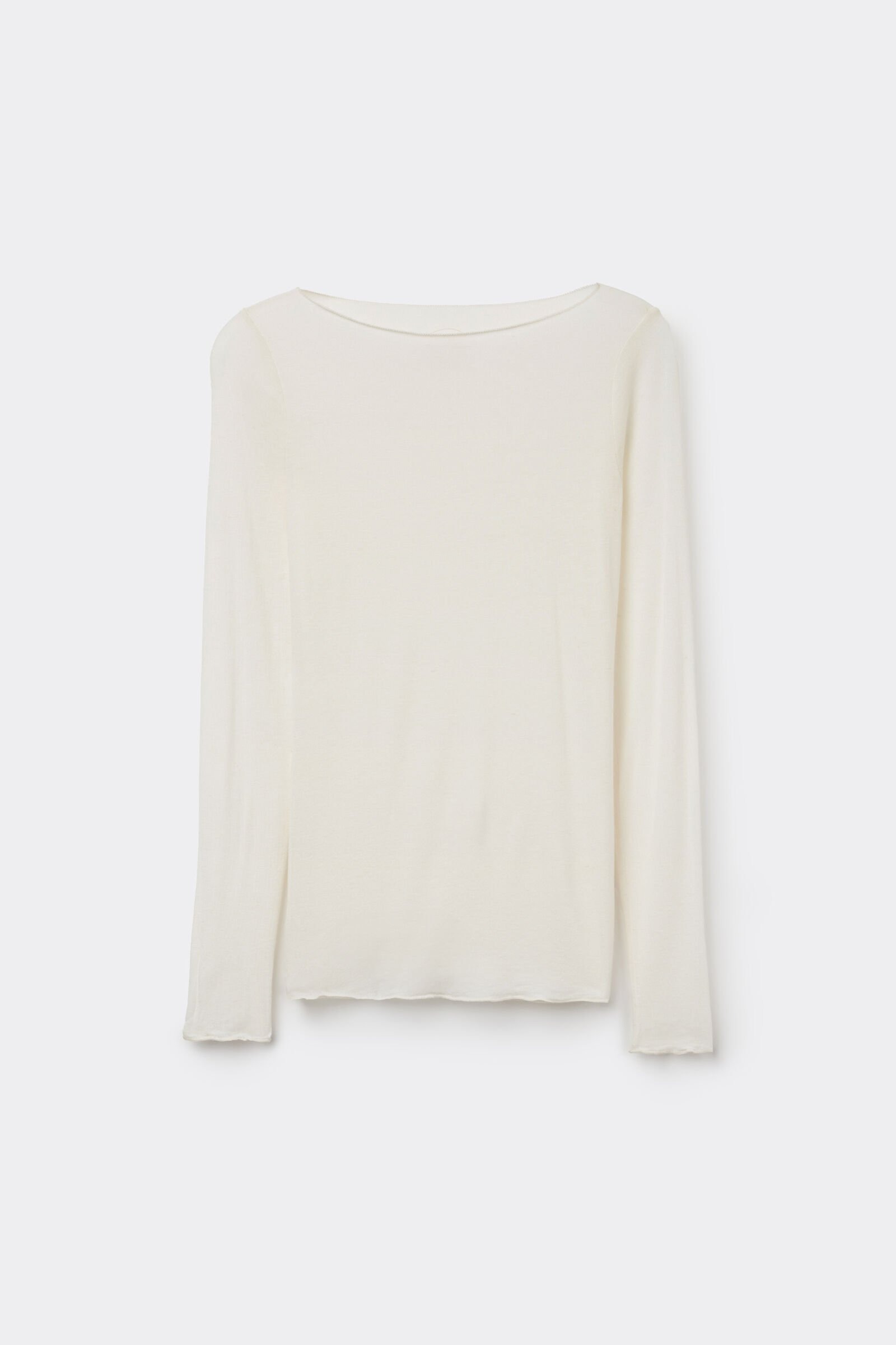 Boat Neck Modal Cashmere Ultralight Top