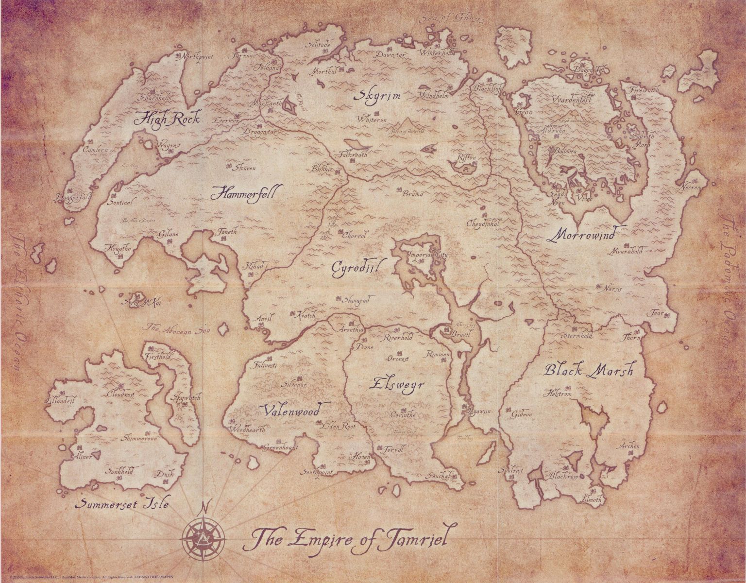 The Elder Scrolls 6 will take place in the continent of Tamriel