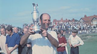 Roberto De Vicenzo with the Claret Jug after his 1967 Open title