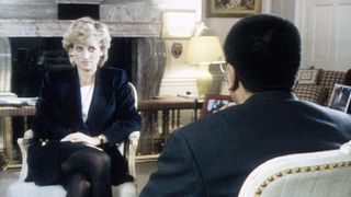 martin bashir interviews princess diana in kensington palace for the television program panorama photo by © pool photographcorbiscorbis via getty images