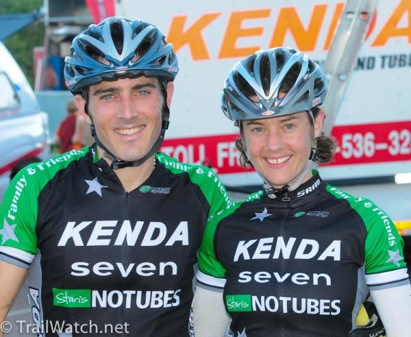 World Cup veterans Michael Broderick and Mary McConneloug (Kenda-Seven-No Tubes)
