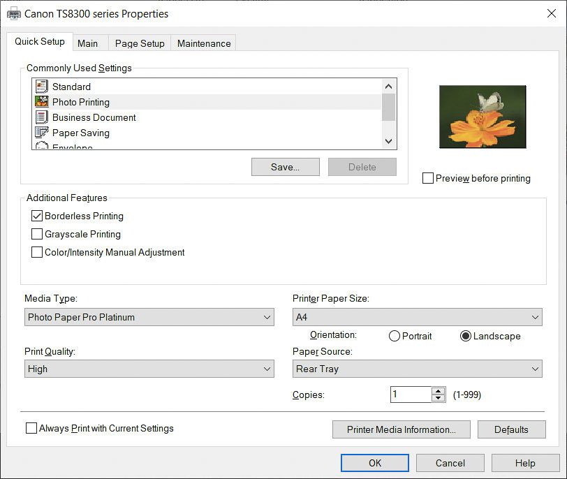 Canon PIXMA TS8350