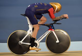 Bradley Wiggins during his Hour Record attempt