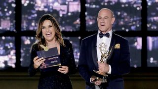 Mariska Hargitay and Christopher Meloni at the Emmys