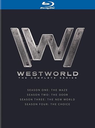 The packaging for the complete series Westworld