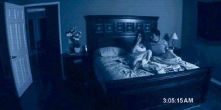 Katie Featherston and Micah Sloat in Paranormal Activity