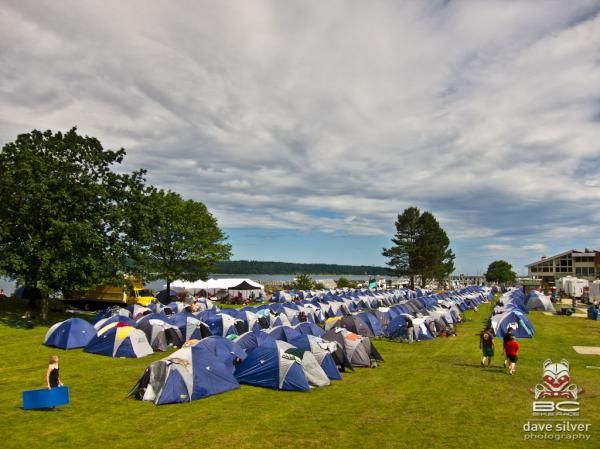 Tent city's latest location