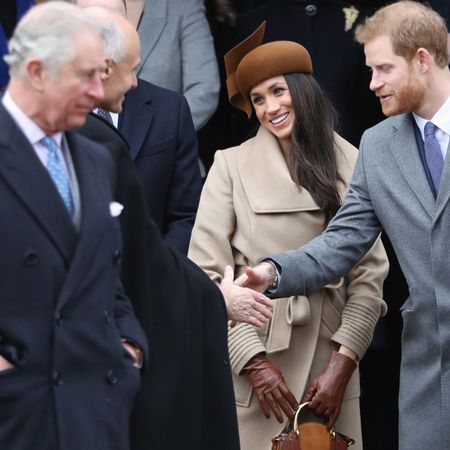 Prince Harry and Meghan Markle at Christmas at Sandringham