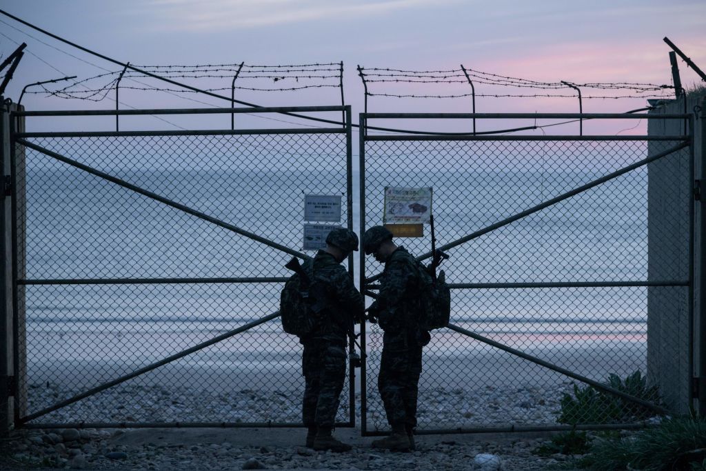 North Korea, South Korea sea border