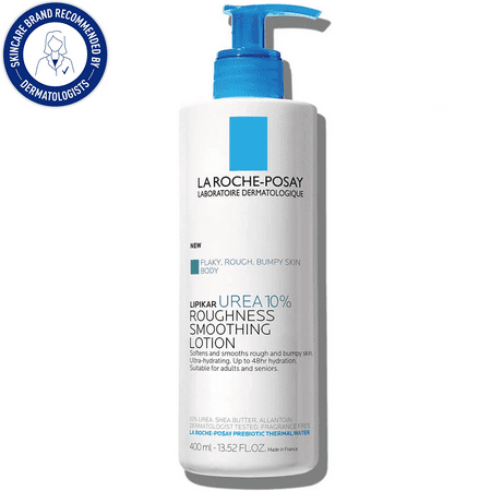 La Roche-Posay Lipikar Urea 10% Roughness Smoothing Lotion, 13.52 Fl Oz