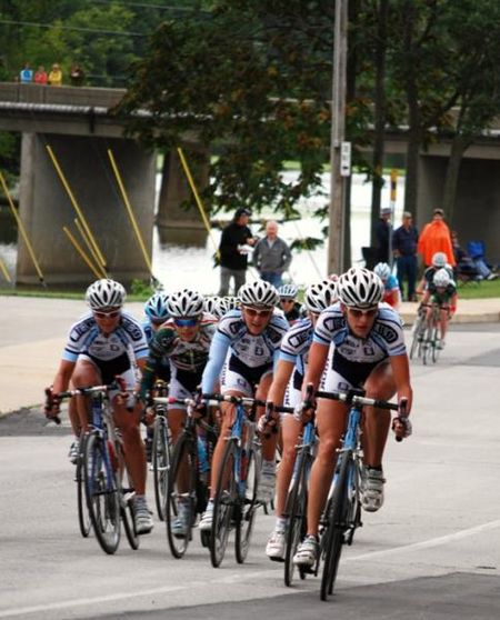 Tibco kept the pace high all day, benefiting from the number of riders it had on hand.