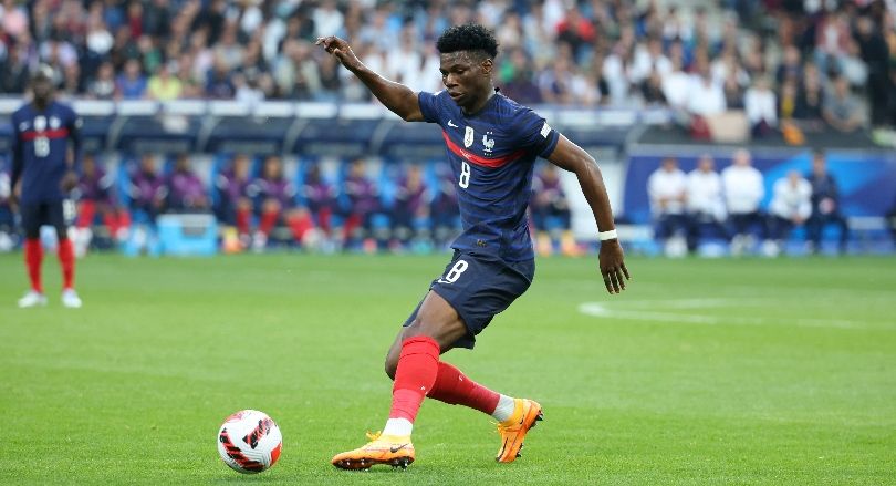 Aurlien Tchouameni in action for France.