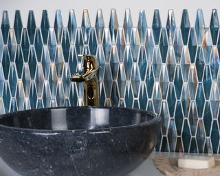 Mosaic solitaire bathroom tiles by Original Style