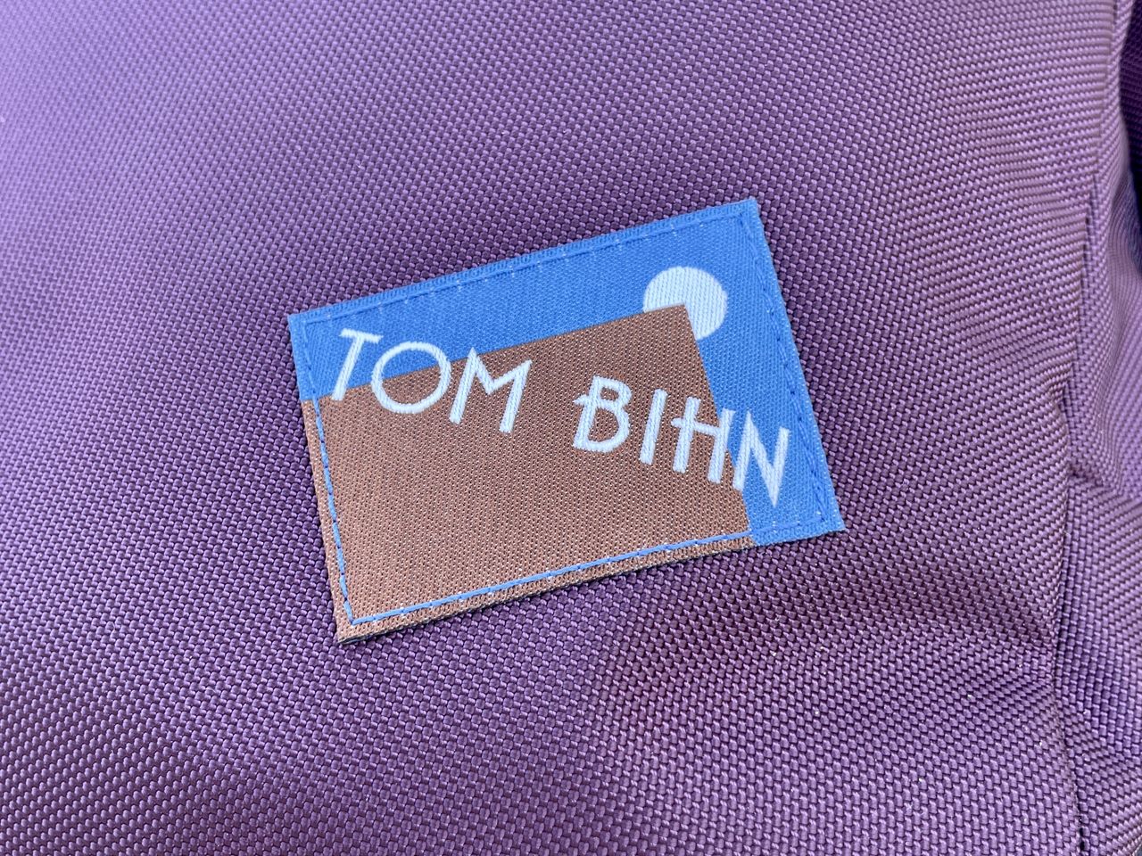 Tom Bihn Zeitgeist Aubergine Hunter Moon Label