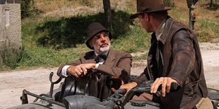 Sean Connery and Harrison Ford in Indiana Jones and the Last Crusade