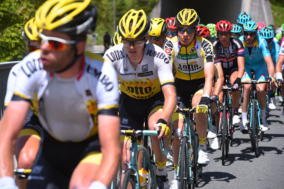 Wilco Kelderman (LottoNl-Jumbo) on Stage 7 of the Tour de Suisse