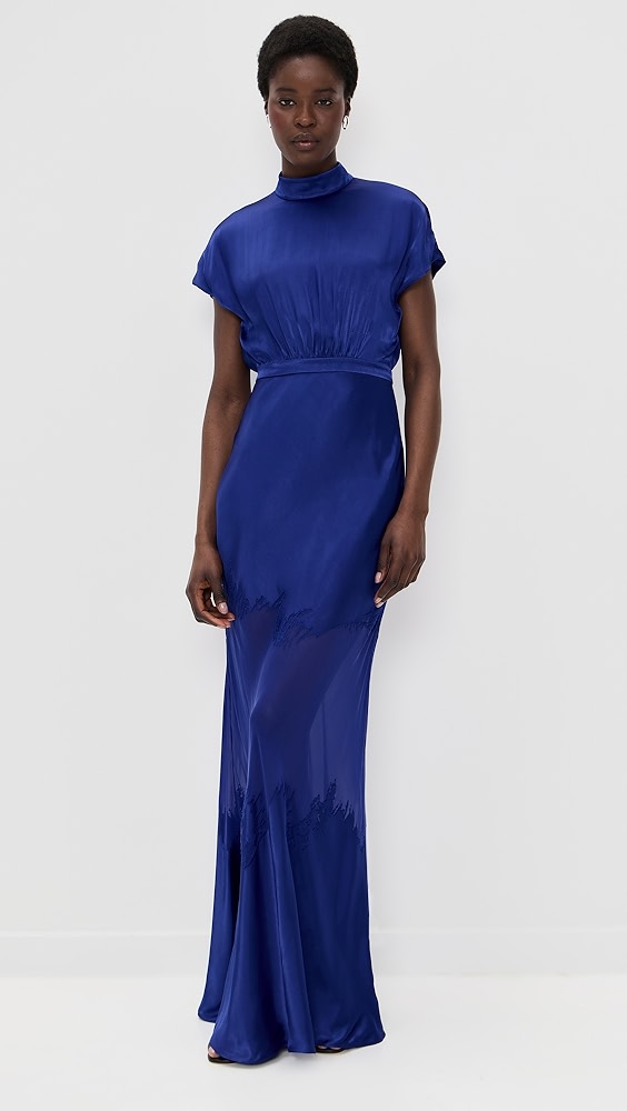 Saloni Fabienne Long Dress