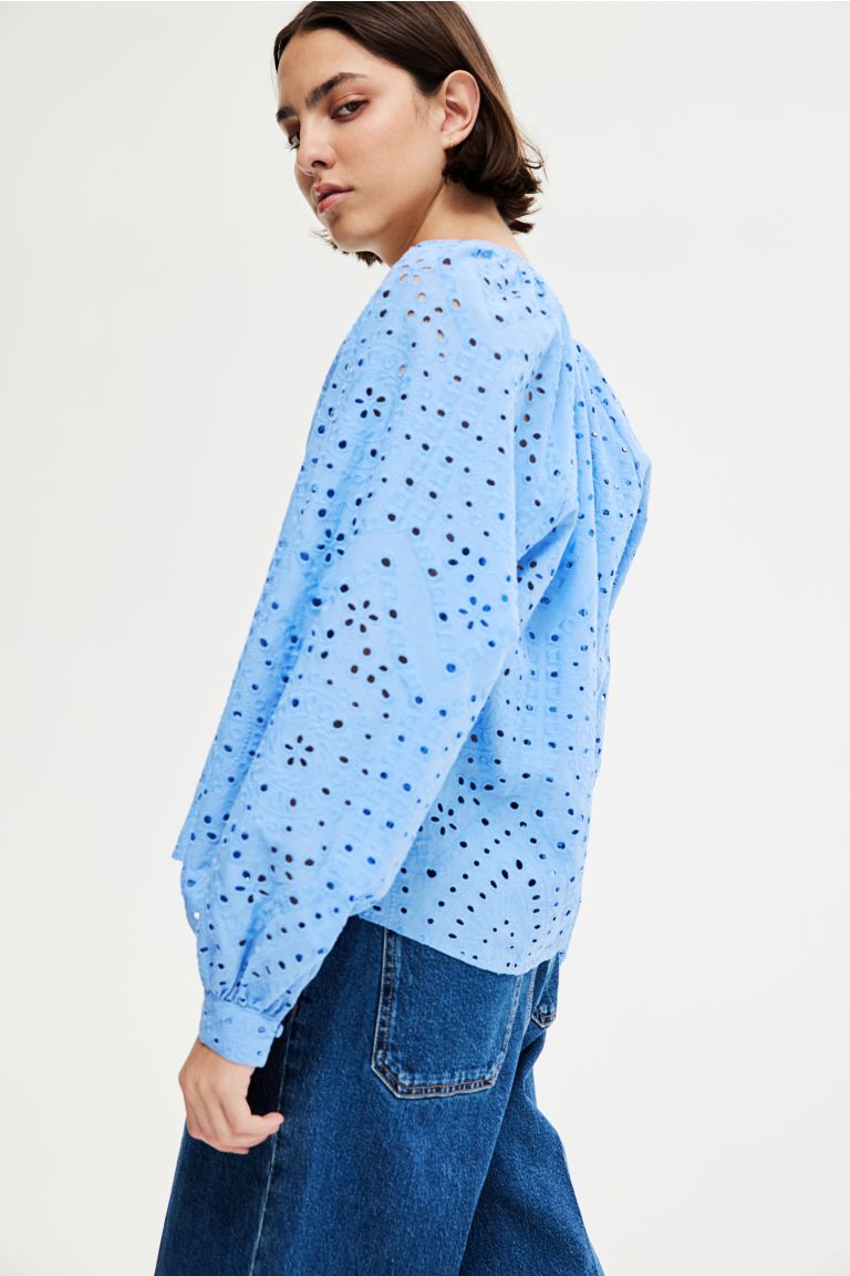 Broderie Anglaise Blouse