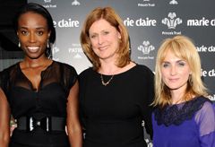 Lorraine Pascale, Sarah Brown and Trish Halpin at the Marie Claire Inspire &amp; Mentor party