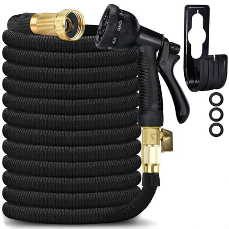 Garden Hose 100ft Kink-Free for Outdoor Water Hose Upgraded Leakproof Lightweight No-Kink 100ft Garden Hose