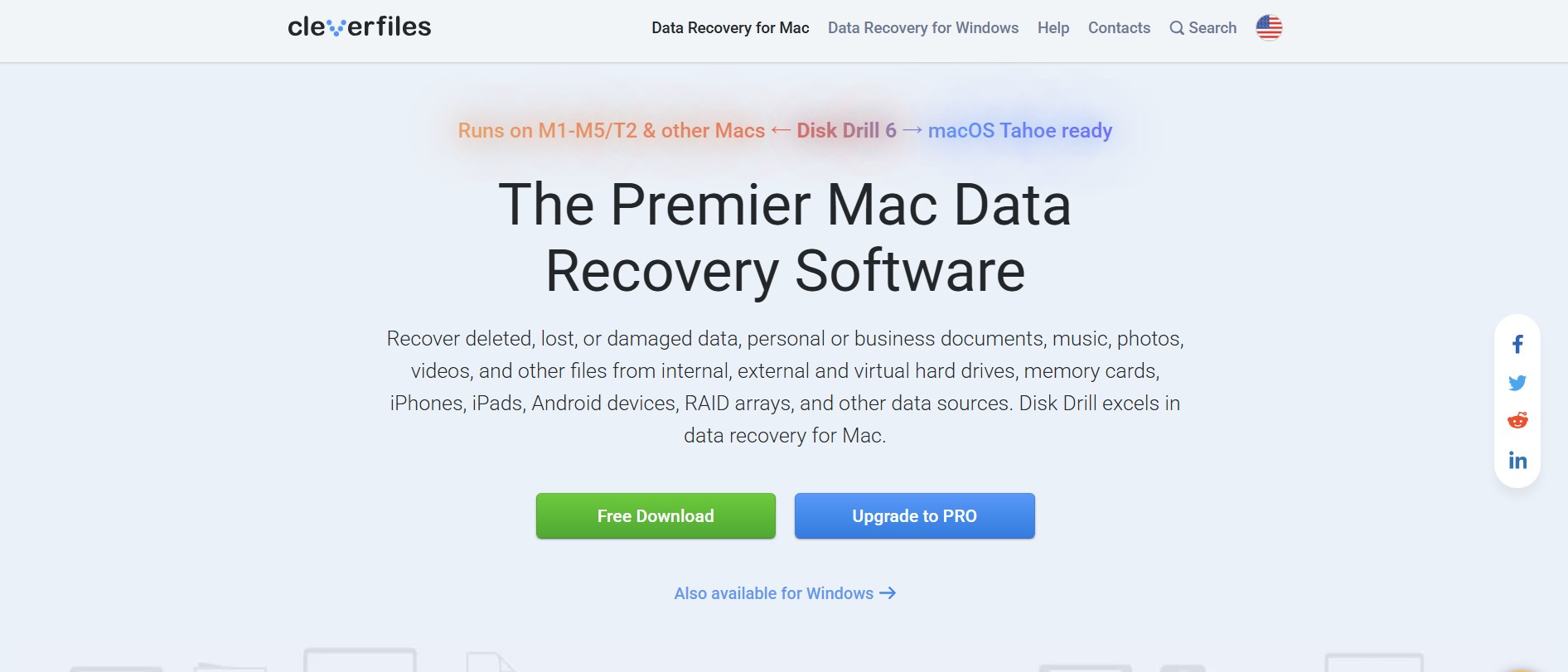 Cleverfiles Disk Drill hero image