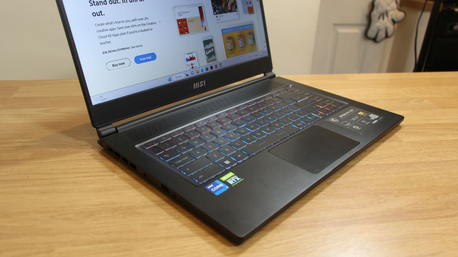 MSI Stealth 15M laptop review: affordable power with a mediocre display