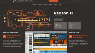 Best audio editing software: Reason 12