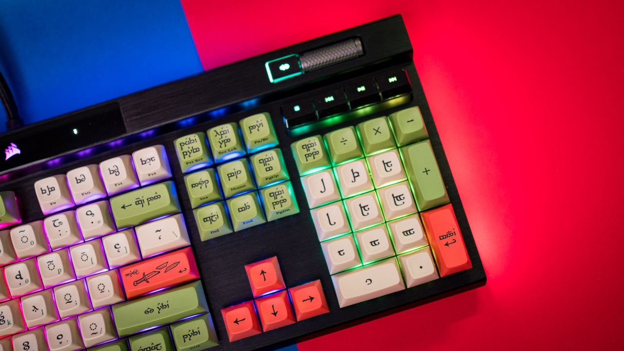 Drop + LOTR Elvish Keycap Set