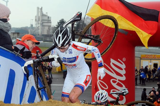 Sanne Cant (BKCP-Enertherm) kept her World Cup lead