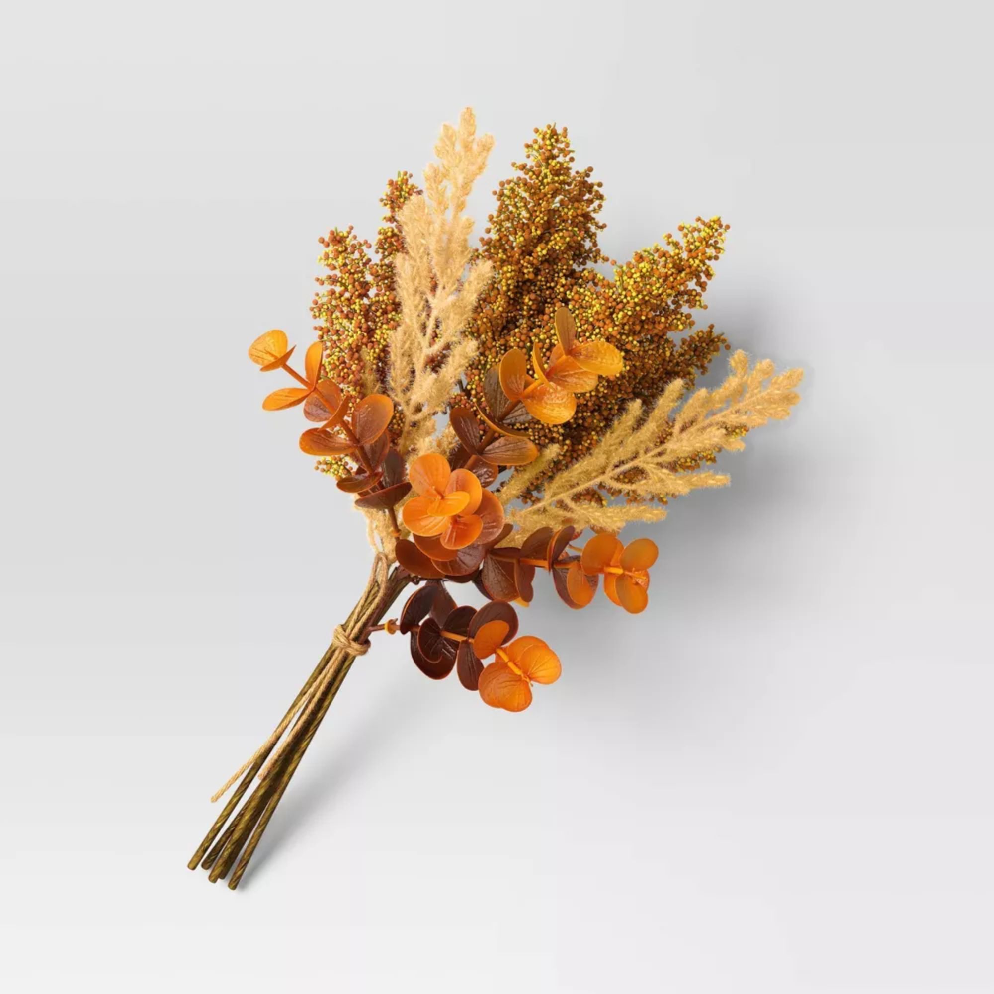 Mini faux stems in fall hues