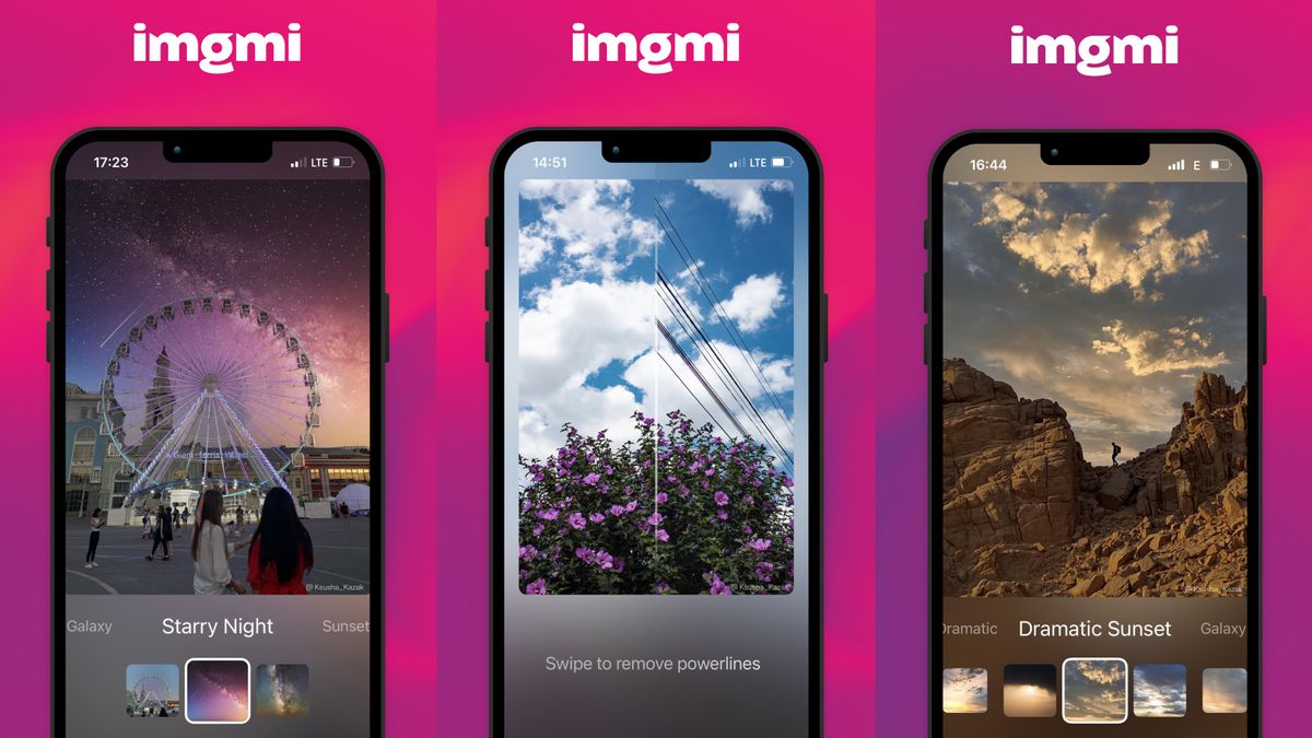 Skylum launches a new mobile app called imgmi, bringing its AI tech to your device