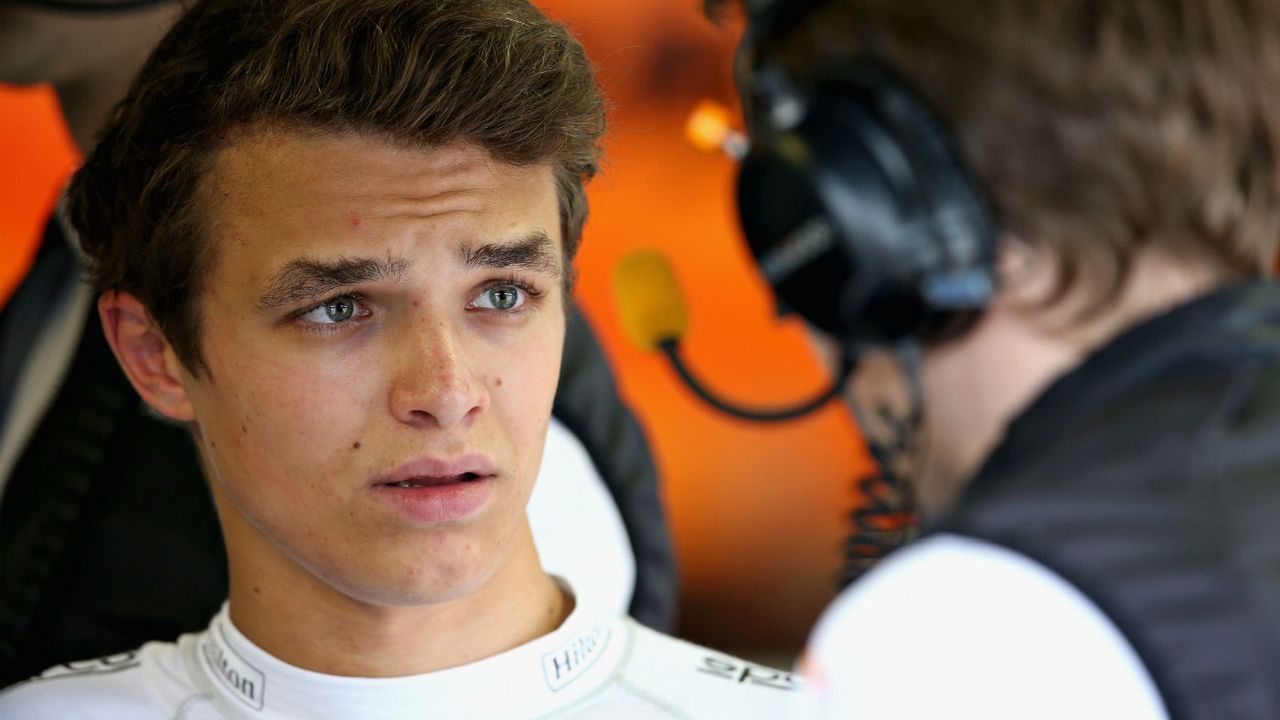 McLaren driver Lando Norris is currently in his rookie season in Formula 1