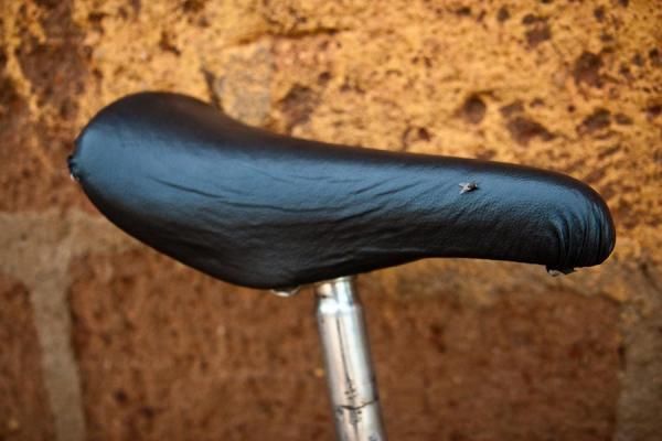 The Selle Royal has been reupholstered locally.