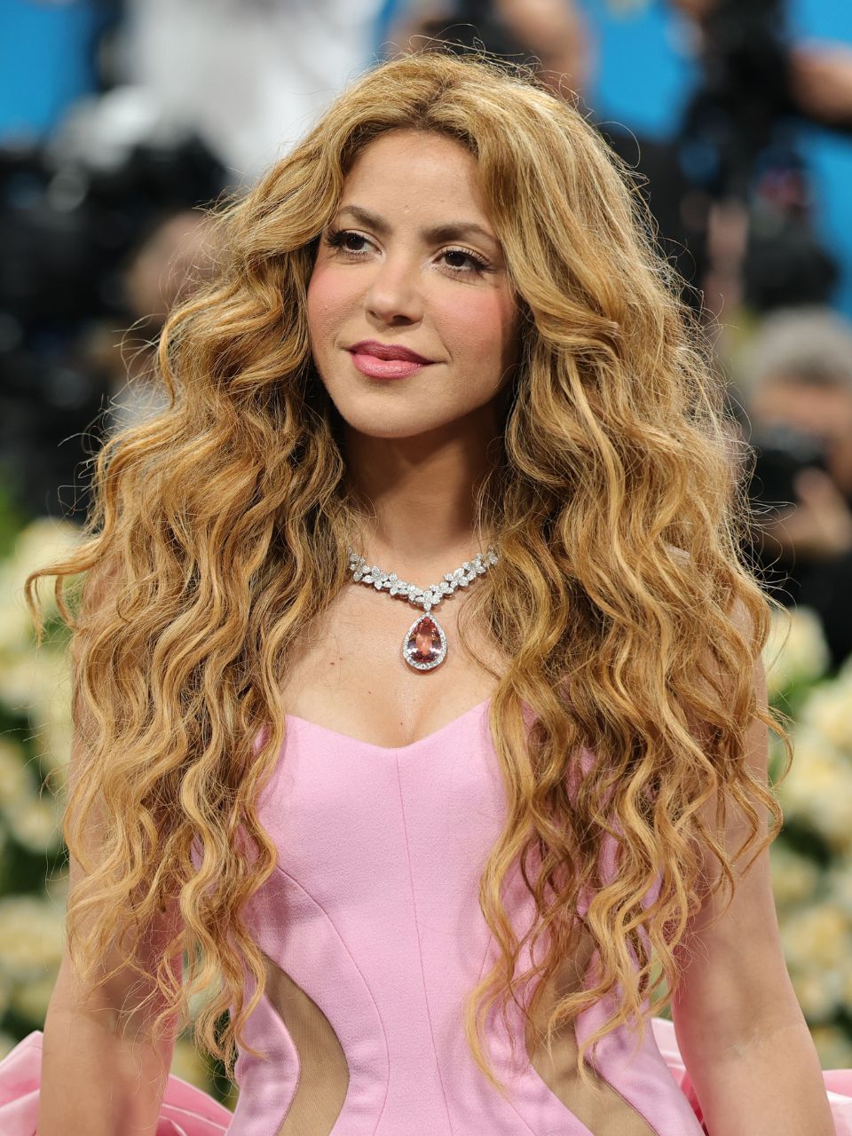 Shakira attending the Met Gala 2025