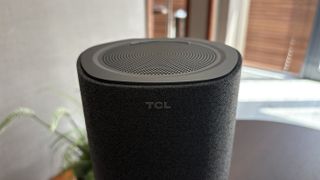 Speaker set up in a modern hotel function room