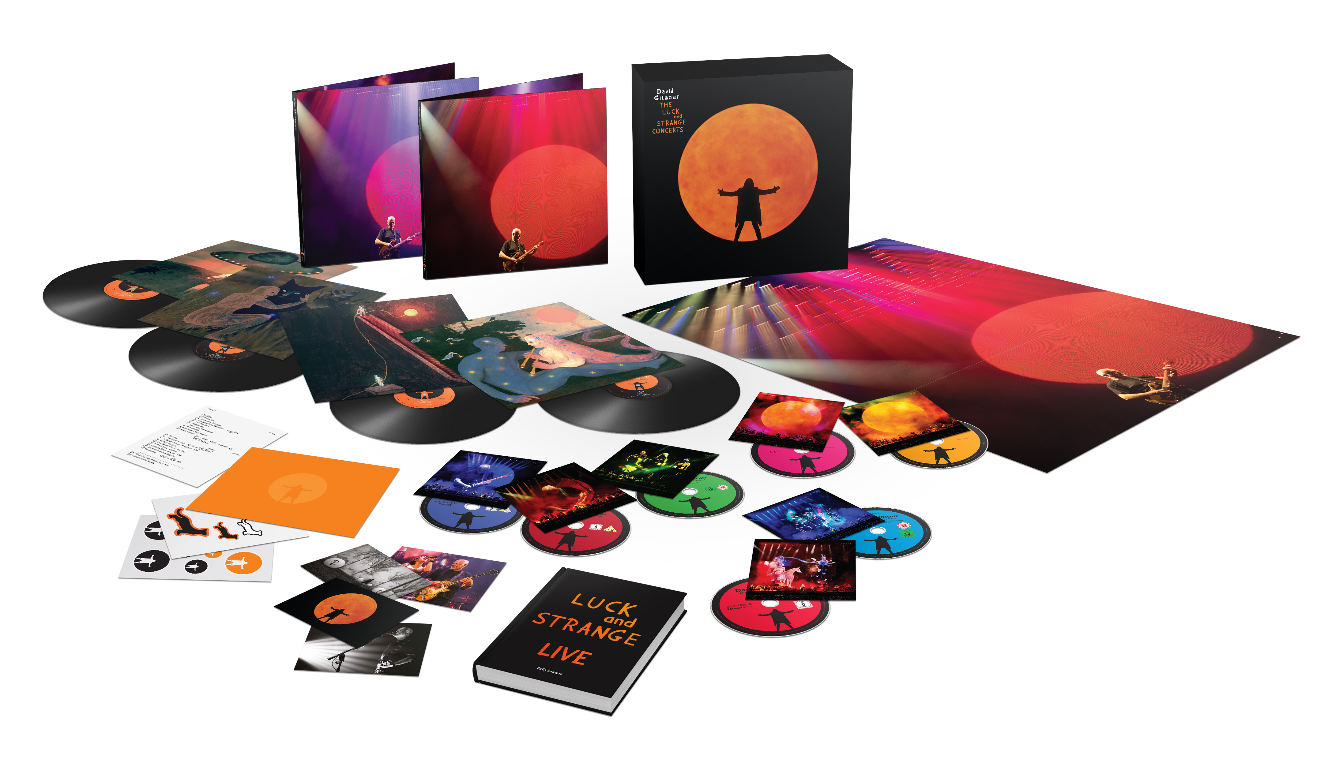 David Gilmour's Luck And Strange Concerts Deluxe Box Set