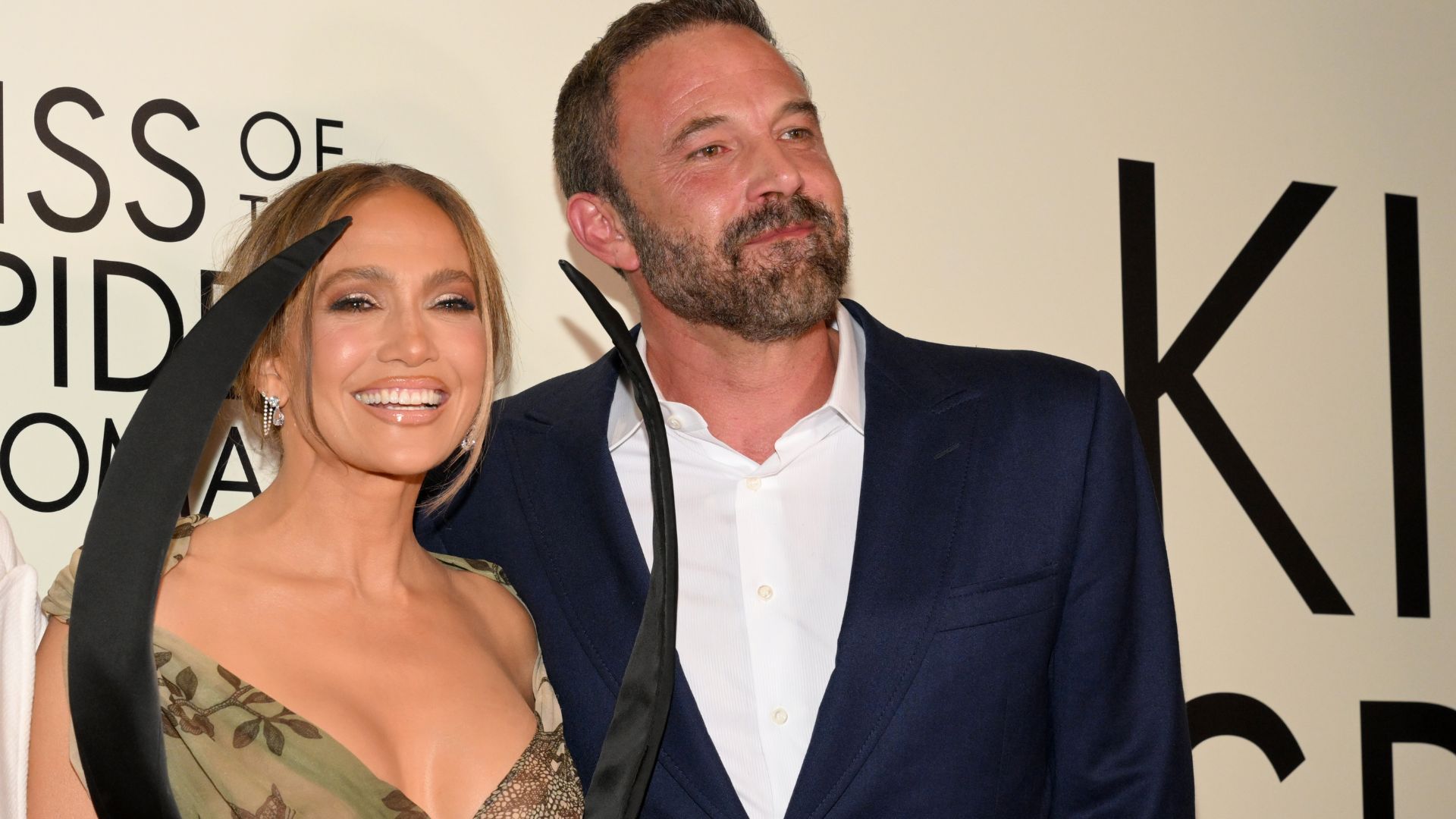 Jennifer Lopez and Ben Affleck attend the premiere of Kiss of the Spider Woman in October 2025
