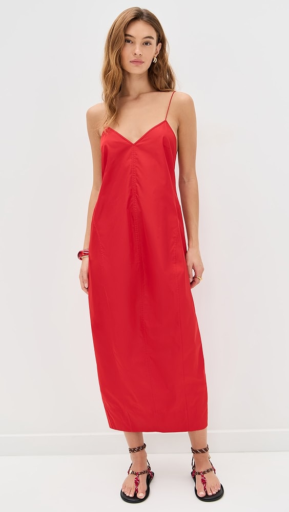 St. Agni Paper Taffeta Cocoon Dress