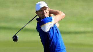 Justin Roes at the 2018 Ryder Cup at Le Golf National