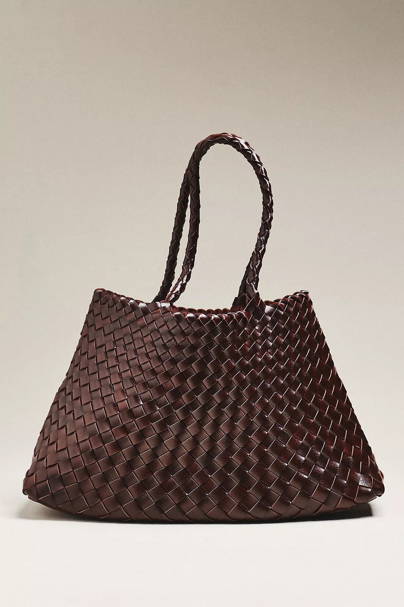 Calla Large Woven Satchel Bag