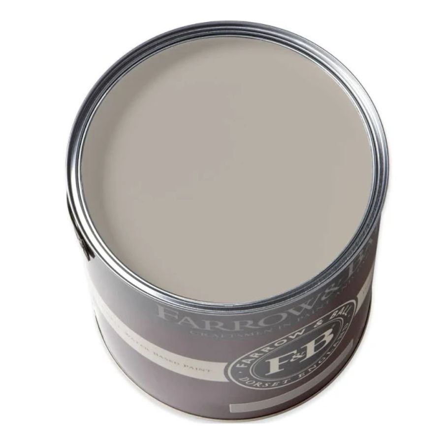 A paint pot of Elephant's Breath paint
