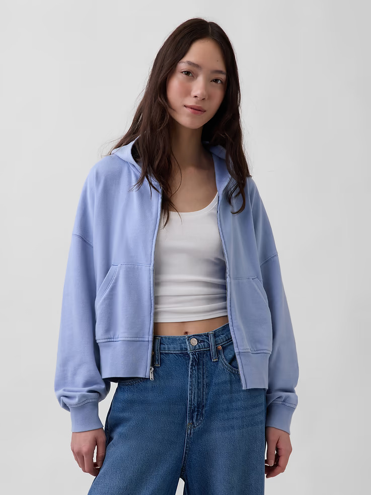 Gap, Vintagesoft Terry Zip Hoodie