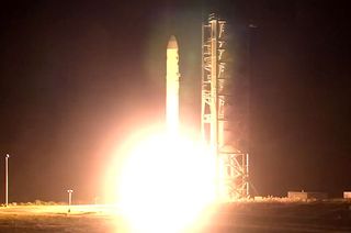 NASA's LADEE spacecraft launches toward the moon atop a Minotaur V rocket from NASA's Wallops Flight Facility on Wallops Island, Va., on Sept. 6, 2013.