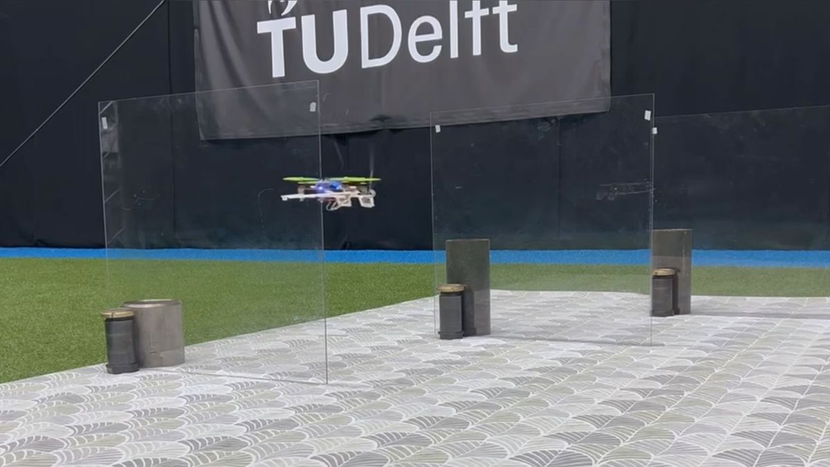 Researchers build a drone that navigates with physical whiskers to operate in dark, dusty or smoky places where cameras or GPS can fail — sub-100 gram drones run 34KB software to enable sub-millimeter precision